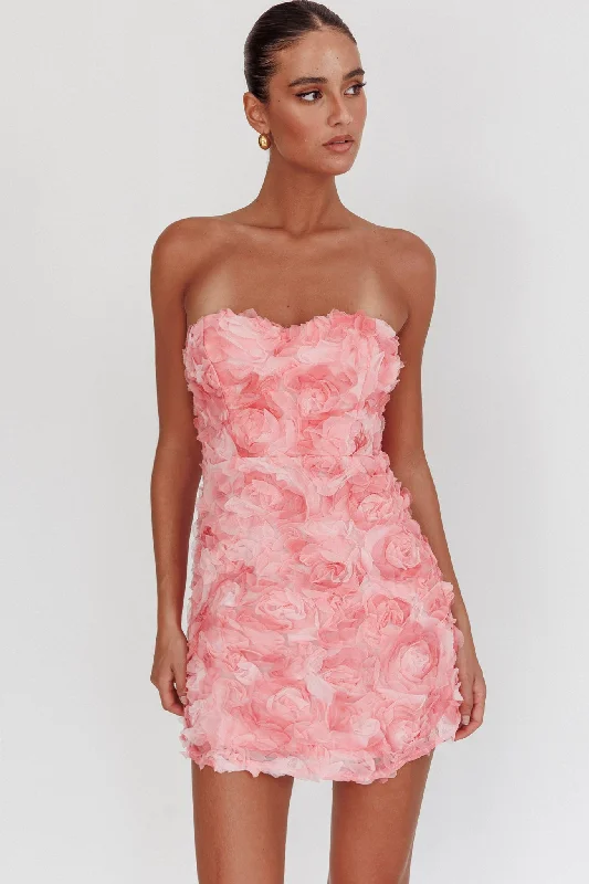 Mini dresses with geometric prints for a modern aesthetic In Paris Embellished Mini Dress Pink Mini dresses with geometric prints for a modern aesthetic In Paris Embellished Mini Dress Pink