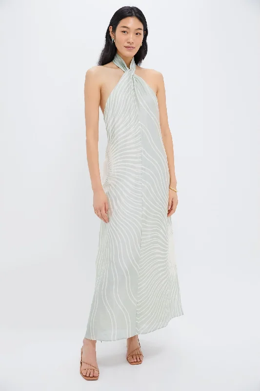 Midi dresses with sheer panels for a touch of allure Solstice Maxi Dress