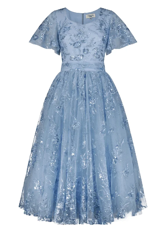 Midi dresses with ribbed textures for a unique and tactile appearance Elsa Dress