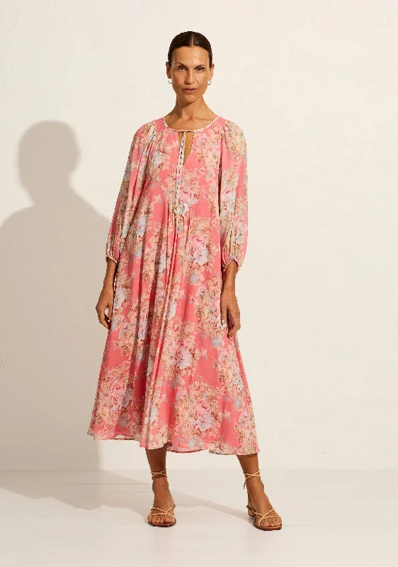 Midi dresses with tiered skirts for a bohemian festival look Willow Midi Dress