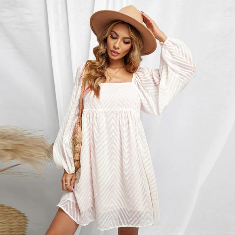Strapless mini dresses for a beach vacation Silverado Gingham Babydoll Dress - Off White Strapless mini dresses for a beach vacation Silverado Gingham Babydoll Dress - Off White