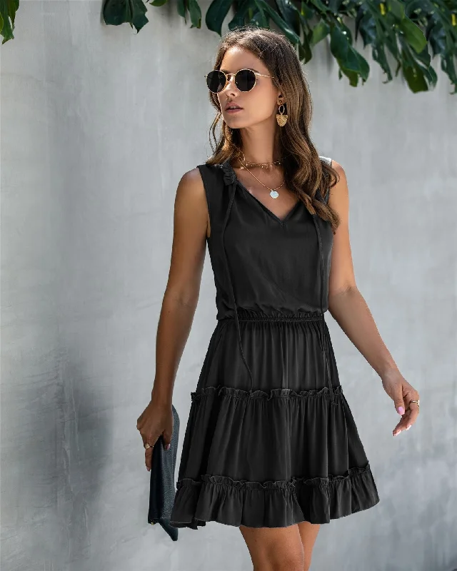 Cotton mini dresses for a comfortable everyday option Sherleen Babydoll Tunic