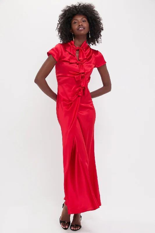 Midi dresses with satin - finish fabrics for a luxurious feel Scarlet Kelly Dress