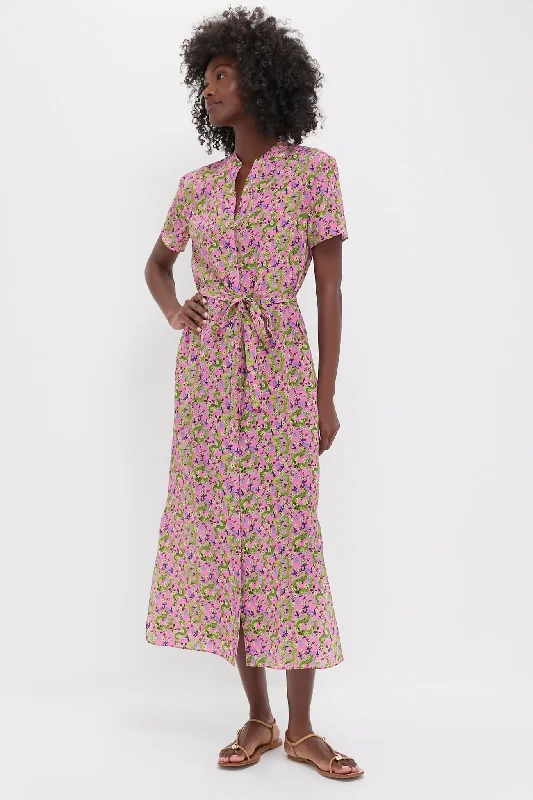 Midi dresses with button - front designs for a classic touch Verbena Lunar Dragon Vicki Dress Midi dresses with button - front designs for a classic touch Verbena Lunar Dragon Vicki Dress