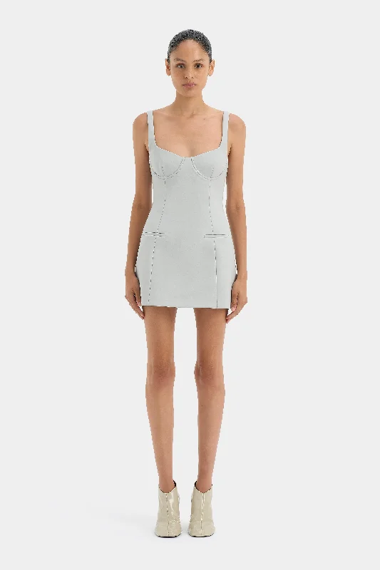 Mini dresses with one - shoulder designs Sandrine Balconette Mini Dress