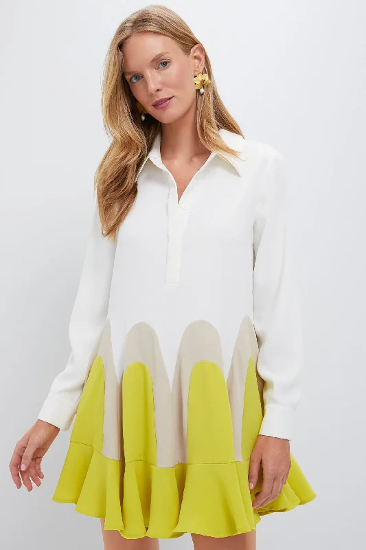 Midi dresses with halter necks for a stylish and comfortable option Canary Flounce Nadia Dress