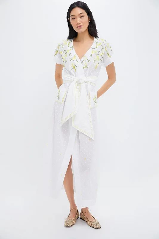 Midi dresses with pleated skirts for a timeless and elegant appeal White and Yellow BB Maxi Dress Midi dresses with pleated skirts for a timeless and elegant appeal White and Yellow BB Maxi Dress
