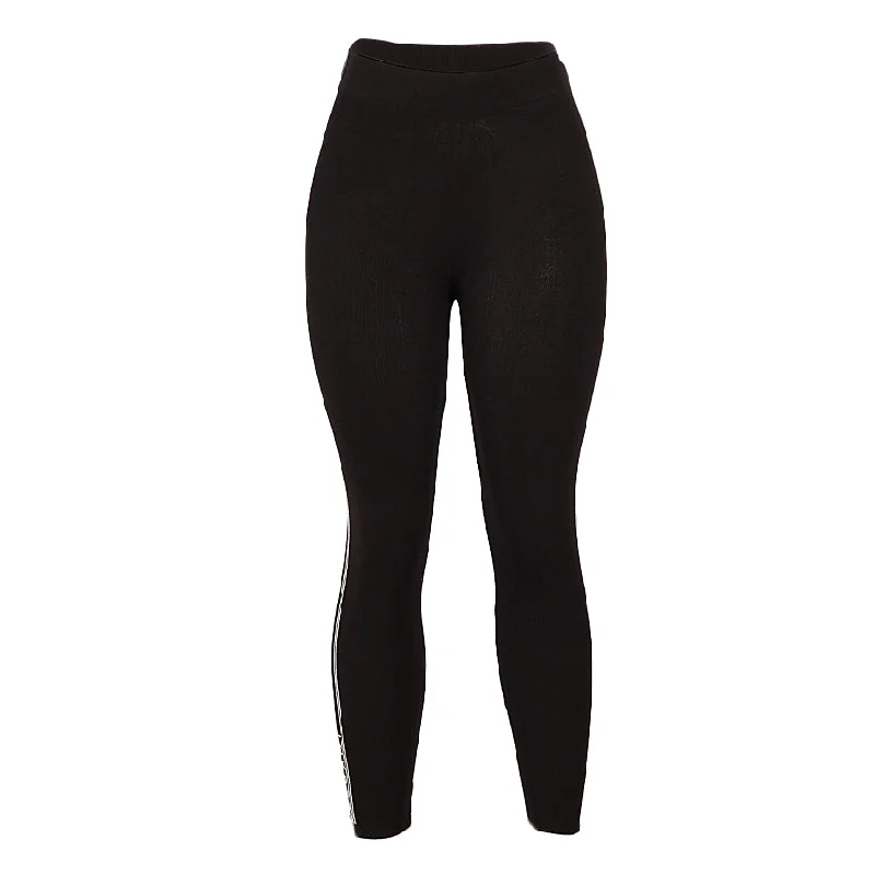 Plus Size Women's Corduroy Tight Trousers in Olive Green for a Retro and Cozy VibeRedtag Black Leggings for Women