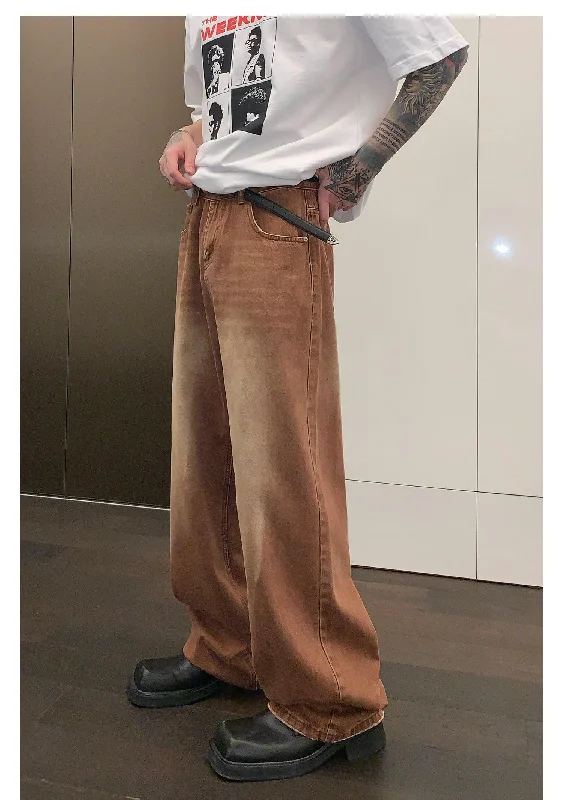 Wide - leg women jeans for a modern and relaxed vibeBrown Wide Leg Jeans
