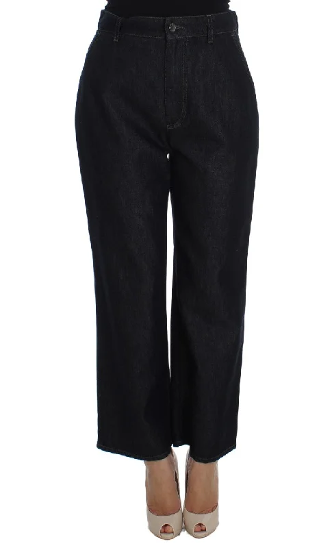 Wide - leg women jeans for a modern and relaxed vibeDolce & Gabbana Chic High Waist Flare Jeans in Women's Wide - leg women jeans for a modern and relaxed vibeDolce & Gabbana Chic High Waist Flare Jeans in Women's