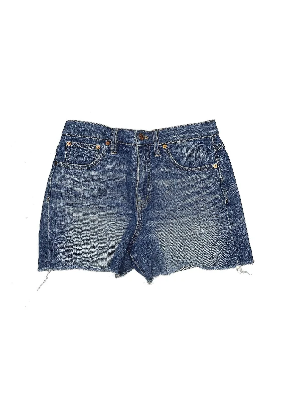 Women's Sequined Party Shorts in Gold for a Glamorous Night OutHigh-Rise Denim Shorts in Medium Wash