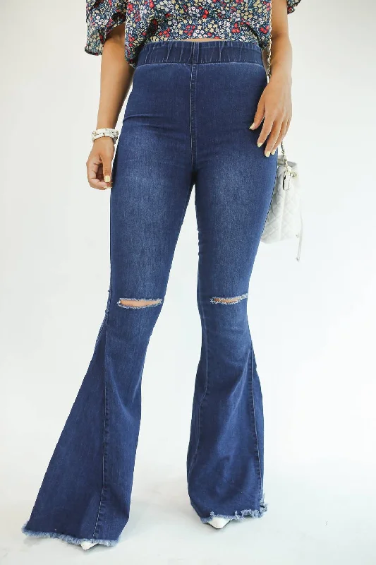Embellished women jeans with studs or rhinestones for a glamorous touchLogan High Waist Flares Jeans In Dark Denim Embellished women jeans with studs or rhinestones for a glamorous touchLogan High Waist Flares Jeans In Dark Denim