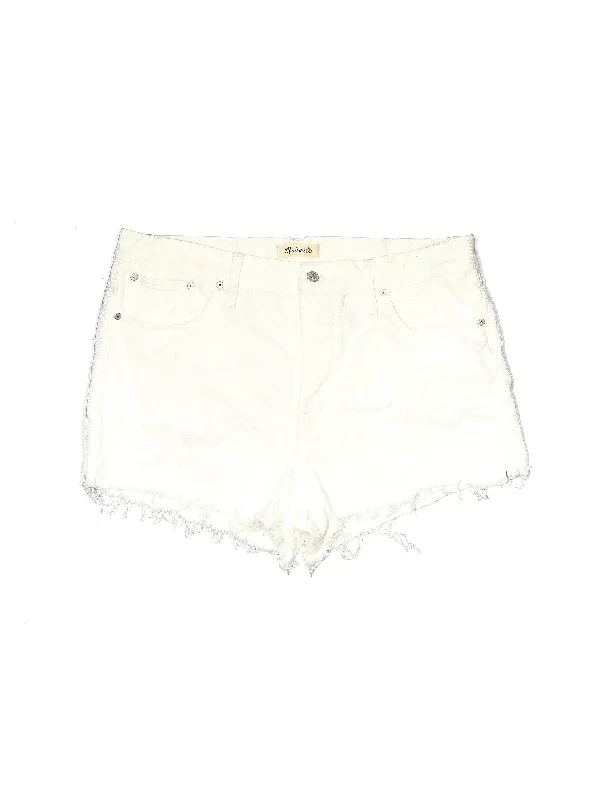 Women's Sequined Party Shorts in Gold for a Glamorous Night OutMid-Rise Denim Shorts