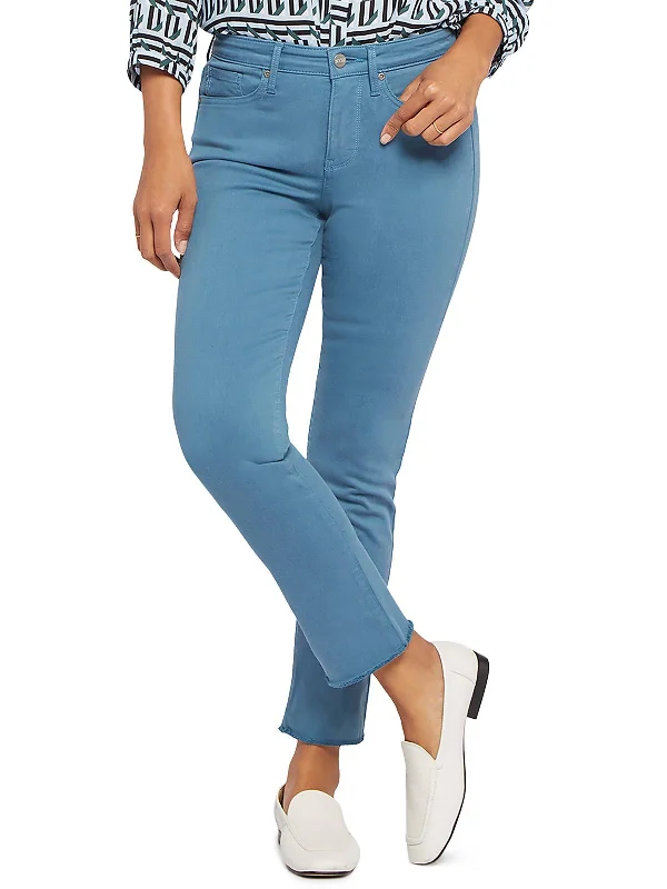 Straight - leg women jeans with a classic and timeless appealSheri Womens High Rise Ankle Slim Jeans