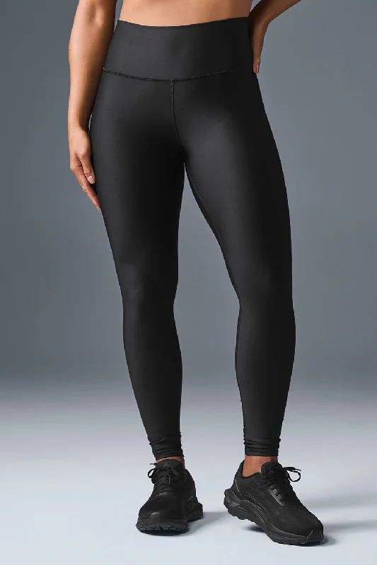 Plus Size Women's Embroidered Tight Trousers in White for a Feminine and Elegant StyleHigh-Waist Airlift Legging - Black