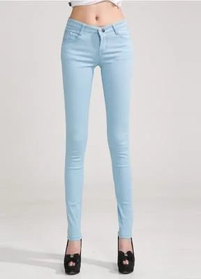 High - rise flare women jeans for a 70s - inspired lookWomen Skinny Jeans, Light Blue