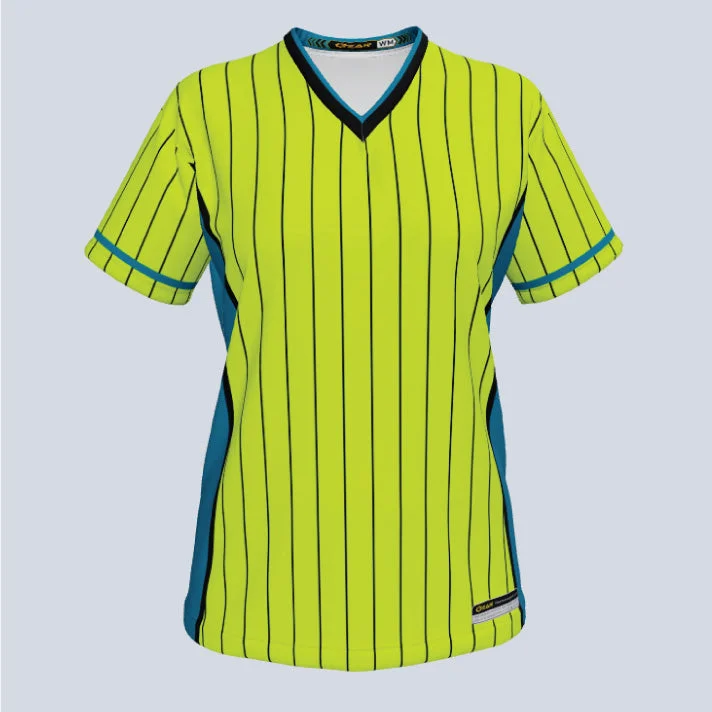 Women's jersey with antibacterial treatment for freshnessLadies Drive V-Neck Custom Jersey