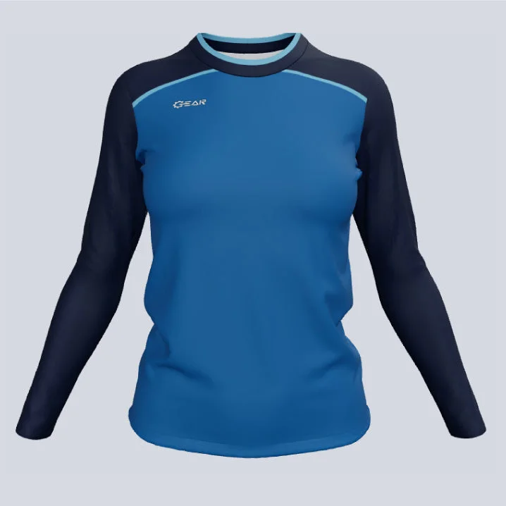 Women's jersey with a crew - neck designLadies ECO Long Sleeve Crew Fate Jersey