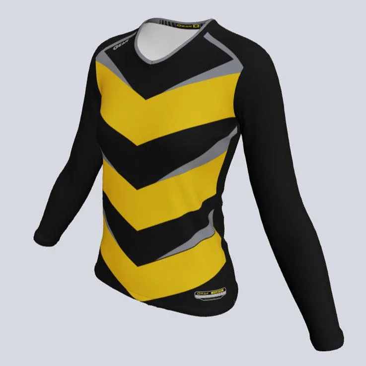 Women's jersey for Pilates sessionsLadies Long Sleeve Rocco Jersey