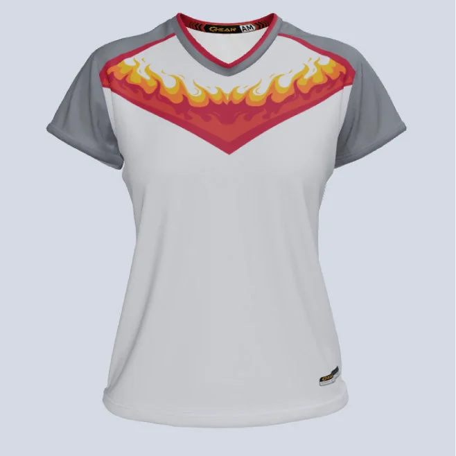 Women's jersey with a geometric printLadies Phoenix Cap Sleeve Jersey