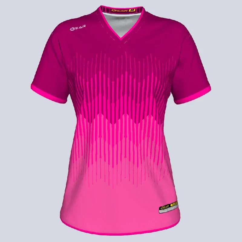 Petite - sized women's jersey for a perfect fitLadies V-Ghost Fade Custom Jersey
