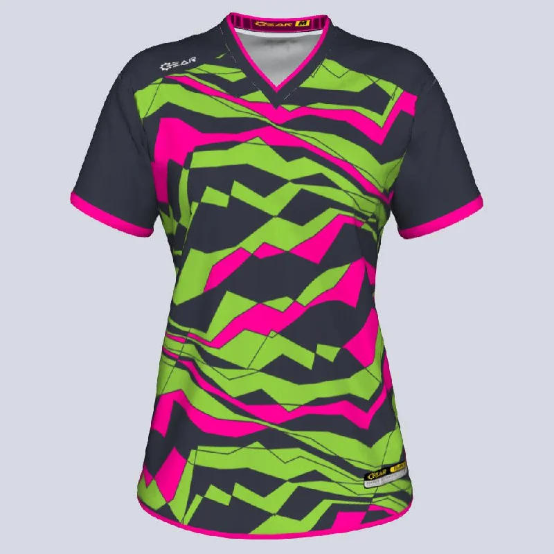 Women's jersey for gym workoutsLadies V-Trace Custom Jersey