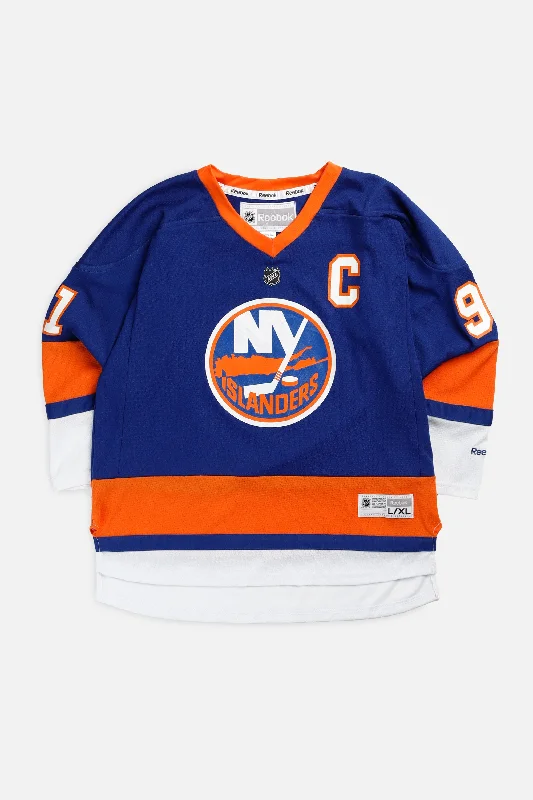 Women's jersey with a cropped lengthVintage NY Islanders NHL Jersey - Women's M