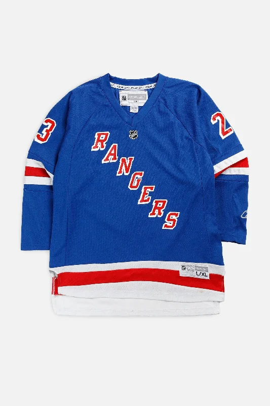 Stretch - knit women's jersey for a flexible fitVintage NY Rangers NHL Jersey - Women's M