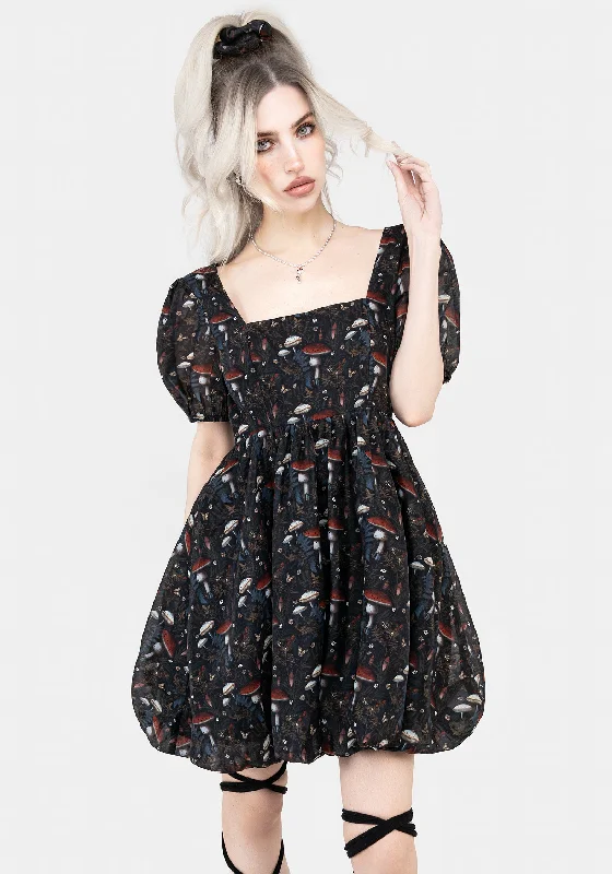 Mini Women Dress with a Short Hem for a Young and Trendy StyleAmanita Organza Puffball Mini Dress