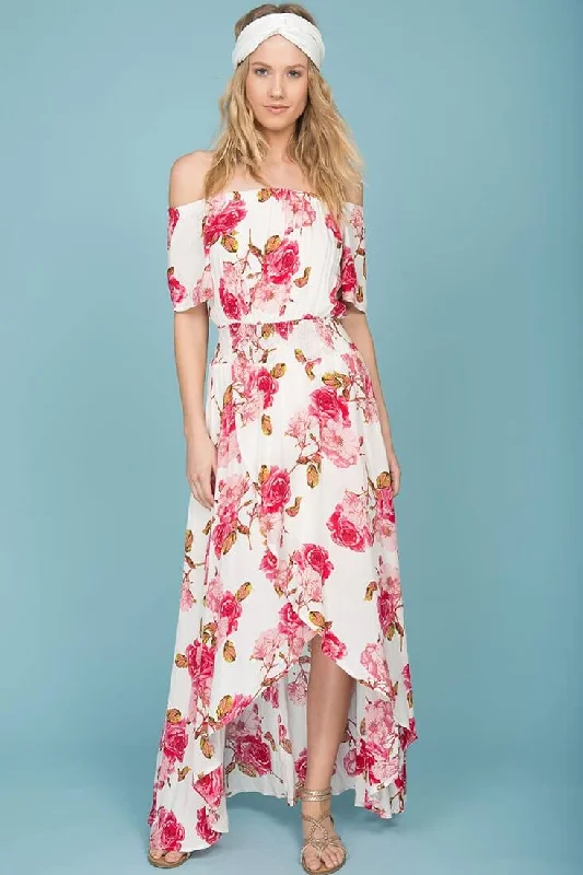 Shift Women Dress with a Simple and Classic Design for Everyday WearDemi Tube Top Maxi Dress White