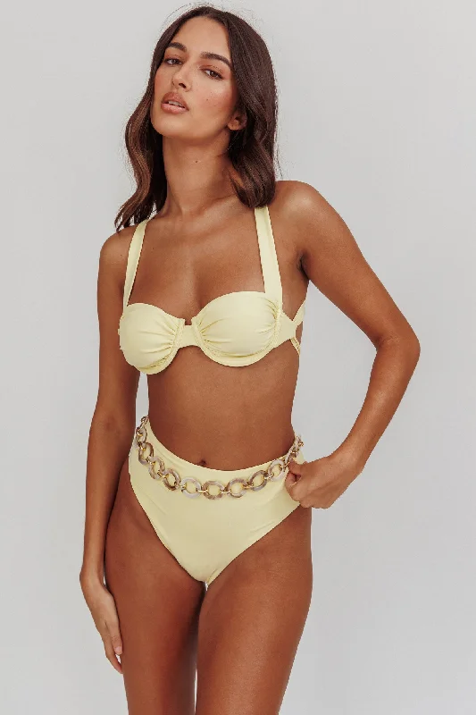 Lace - Embellished Women Dress for an Elegant and Sophisticated AppearanceHarmonia High Waist Bikini Bottom Butter Lace - Embellished Women Dress for an Elegant and Sophisticated AppearanceHarmonia High Waist Bikini Bottom Butter