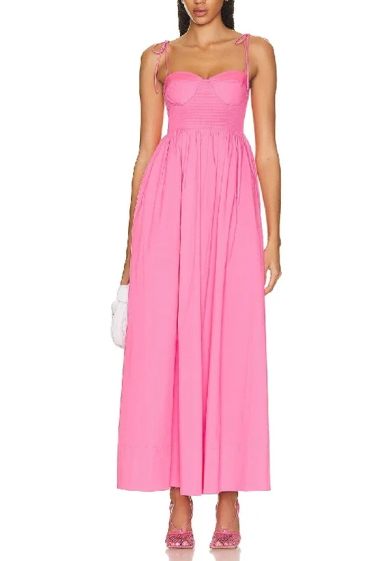 Little Black Women Dress with Sequins for a Glamorous Night OutPink Tie Strap Landry Maxi Dress