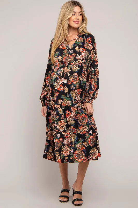Strapless Women Dress with a Built - in Bra for Comfort and Support Strapless Women Dress with a Built - in Bra for Comfort and Support Black Floral Ruffle Neck Tiered Maternity Midi Dress Strapless Women Dress with a Built - in Bra for Comfort and Support Strapless Women Dress with a Built - in Bra for Comfort and Support Black Floral Ruffle Neck Tiered Maternity Midi Dress