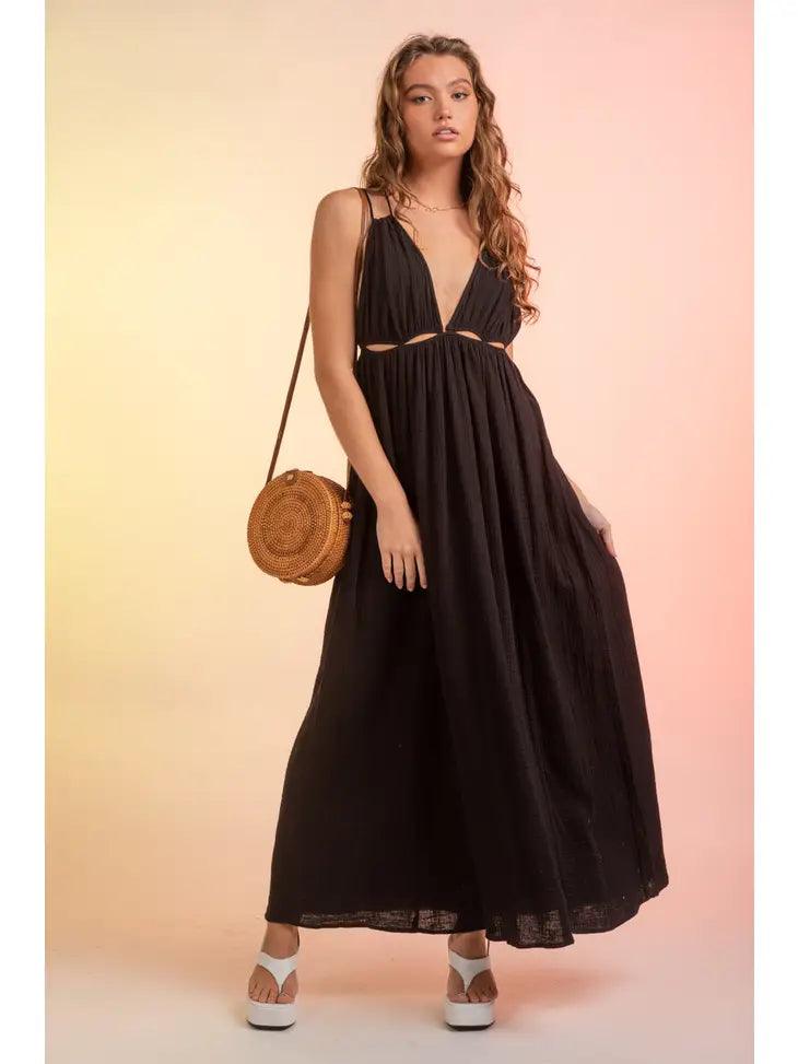 Off - the - Shoulder Women Dress for a Romantic and Feminine Look Off - the - Shoulder Women Dress for a Romantic and Feminine Look Cutout Maxi Dress