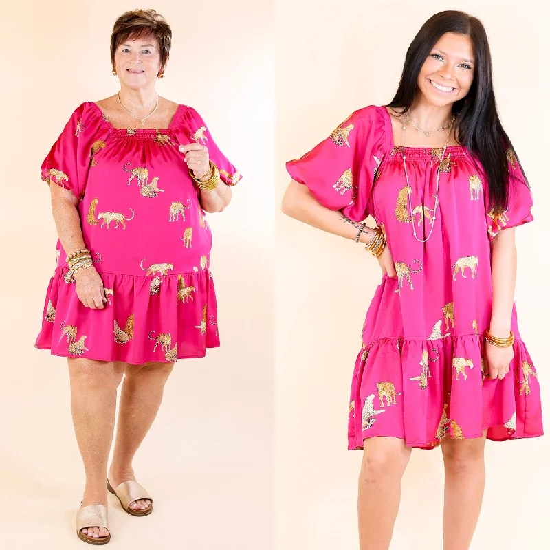 Strapless Women Dress with a Built - in Bra for Comfort and Support Strapless Women Dress with a Built - in Bra for Comfort and Support Flirting For Fun Leopard Print Satin Midi Dress in Magenta Pink Strapless Women Dress with a Built - in Bra for Comfort and Support Strapless Women Dress with a Built - in Bra for Comfort and Support Flirting For Fun Leopard Print Satin Midi Dress in Magenta Pink