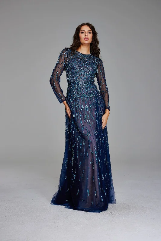 Wrap - Style Women Dress with Adjustable Fit for All Body Types Wrap - Style Women Dress with Adjustable Fit for All Body Types Jovani 80807
