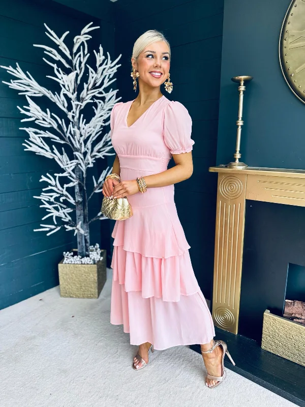 Empire Waist Women Dress to Accentuate the Bust and Conceal the Waist Empire Waist Women Dress to Accentuate the Bust and Conceal the Waist Margo Layered Midi Dress Pwr Pink Empire Waist Women Dress to Accentuate the Bust and Conceal the Waist Empire Waist Women Dress to Accentuate the Bust and Conceal the Waist Margo Layered Midi Dress Pwr Pink