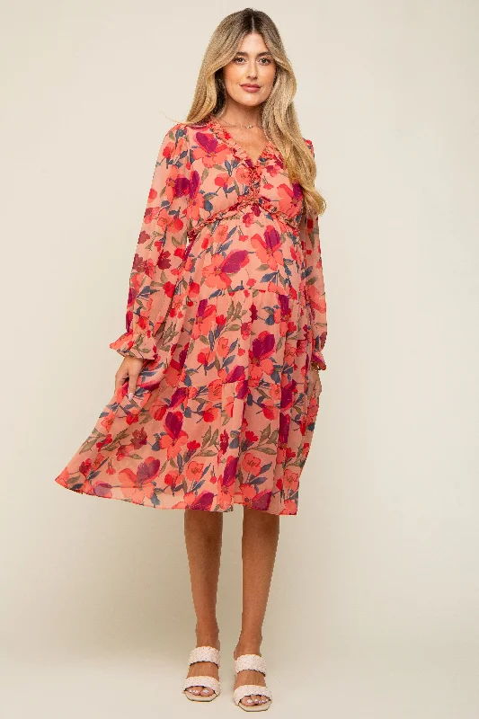 Pleated Women Dress with a Timeless and Elegant Texture Pleated Women Dress with a Timeless and Elegant Texture Mauve Floral Ruffle V-Neck Maternity Dress Pleated Women Dress with a Timeless and Elegant Texture Pleated Women Dress with a Timeless and Elegant Texture Mauve Floral Ruffle V-Neck Maternity Dress