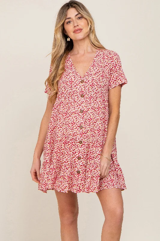 Ruffled Women Dress with Multiple Layers for a Playful and Girly Style Ruffled Women Dress with Multiple Layers for a Playful and Girly Style Red Floral Button Down Tiered Maternity Dress Ruffled Women Dress with Multiple Layers for a Playful and Girly Style Ruffled Women Dress with Multiple Layers for a Playful and Girly Style Red Floral Button Down Tiered Maternity Dress