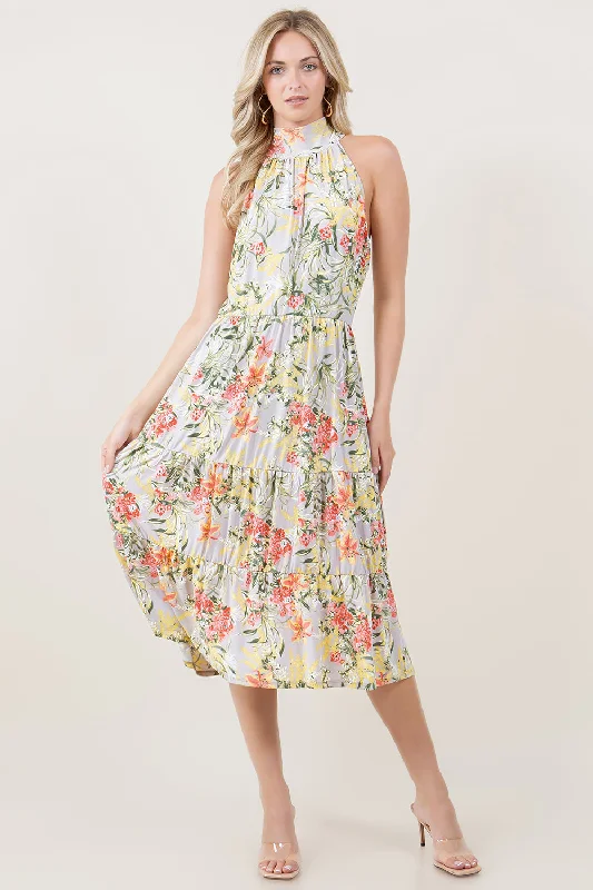 Shift Women Dress with a Simple and Classic Design for Everyday Wear Shift Women Dress with a Simple and Classic Design for Everyday Wear S/LESS GODESS MIDI HALTER DRESS - D3184-91843-7