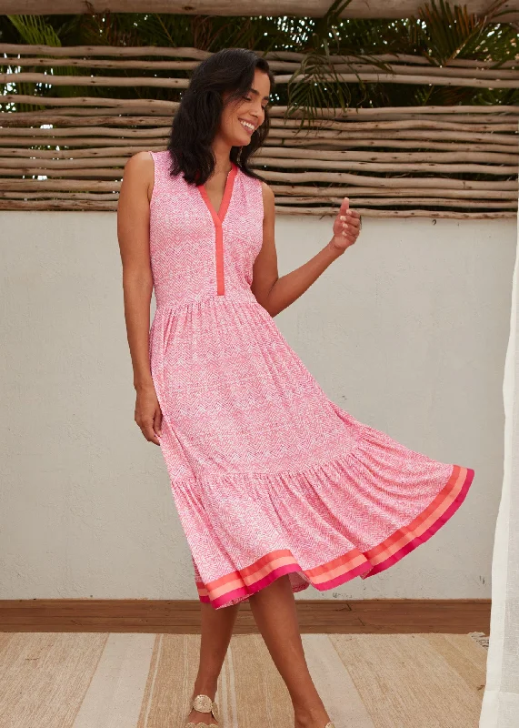 Midi dresses with ruched bodices for a feminine and fitted feelAlgarve Midi Dress