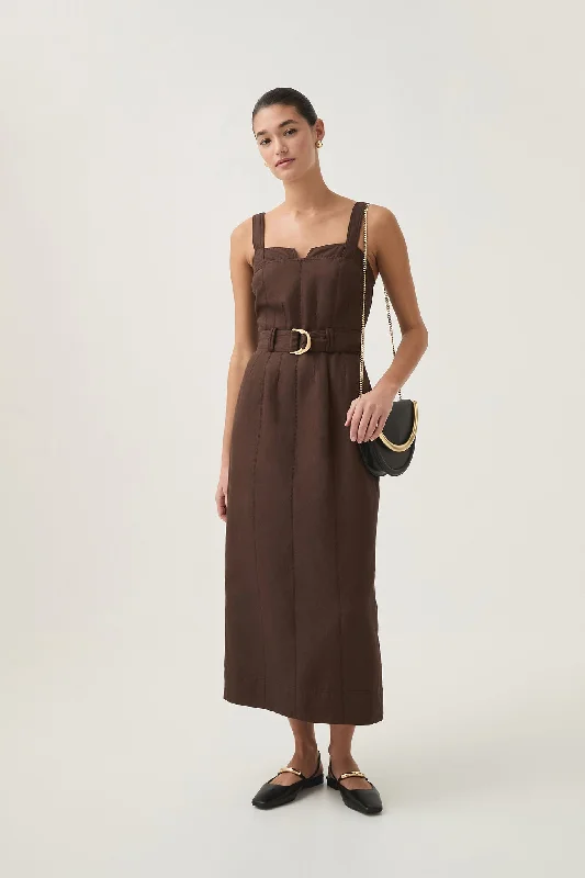 Midi dresses with tassel accents for a bohemian and free - spirited styleCohort Midi Dress