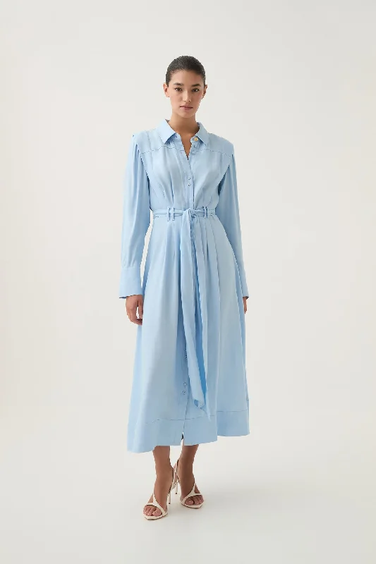 Midi dresses with keyhole backs for a flirty and unexpected detailDeia Midi Dress