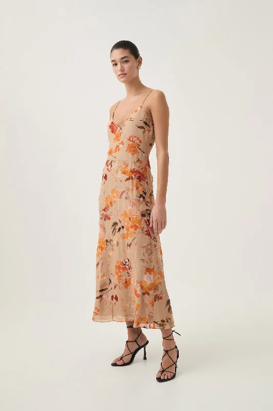 Wrap - style midi dresses in silk for a sophisticated office lookExurbia Seamed Midi Dress