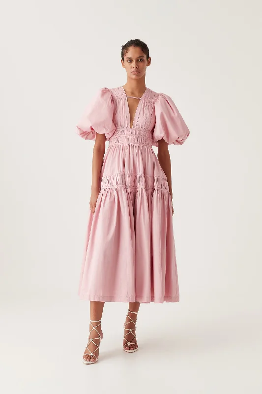 Midi dresses with halter necks for a stylish and comfortable optionFallingwater Ruched Midi Dress