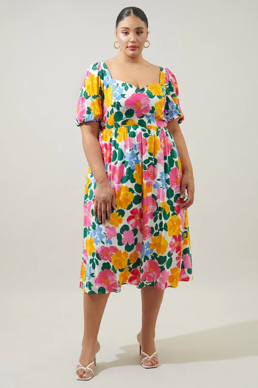 Sleeveless midi dresses with lace details for summer weddingsKokomo Floral Farah Back Cut Out Midi Dress Curve Sleeveless midi dresses with lace details for summer weddingsKokomo Floral Farah Back Cut Out Midi Dress Curve
