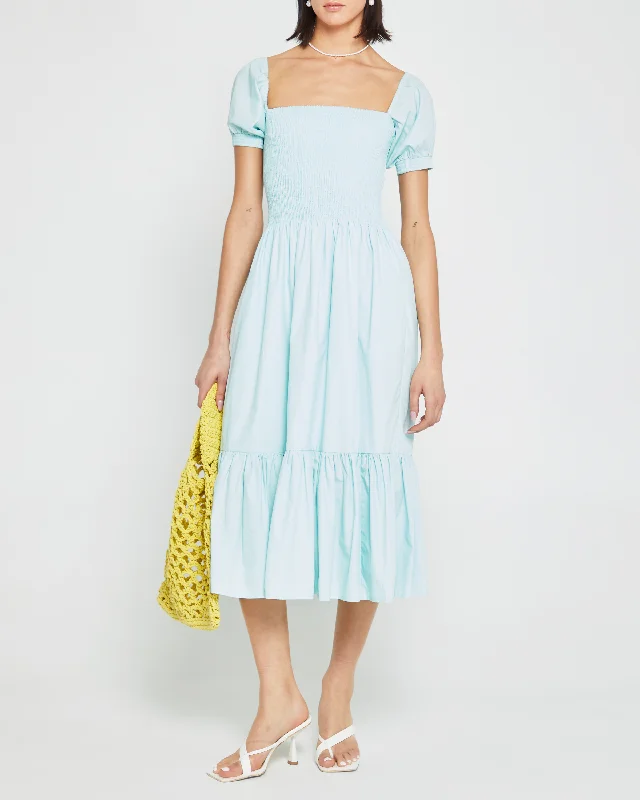 Midi dresses with denim fabric for a casual yet stylish day outDenise Dress