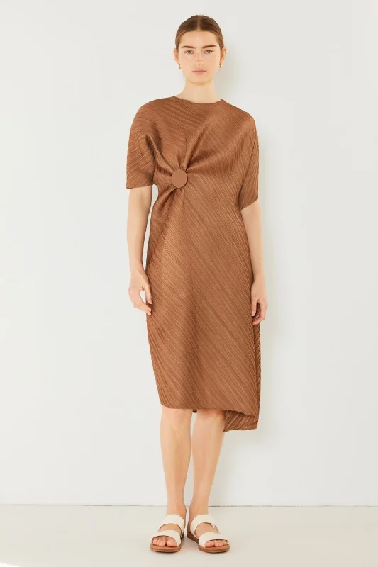 Sheath midi dresses with beaded embellishments for a formal occasionSwim Pleated Dolman Sleeve Midi Dress