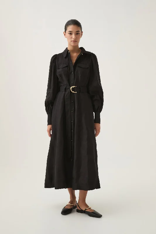 Midi dresses with ruched bodices for a feminine and fitted feelTasmin Belted Midi Dress