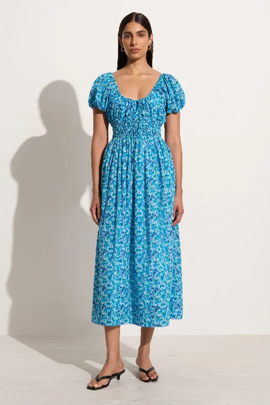 Midi dresses with button - down skirts for a unique and functional designVineria Midi Dress Stellina Floral